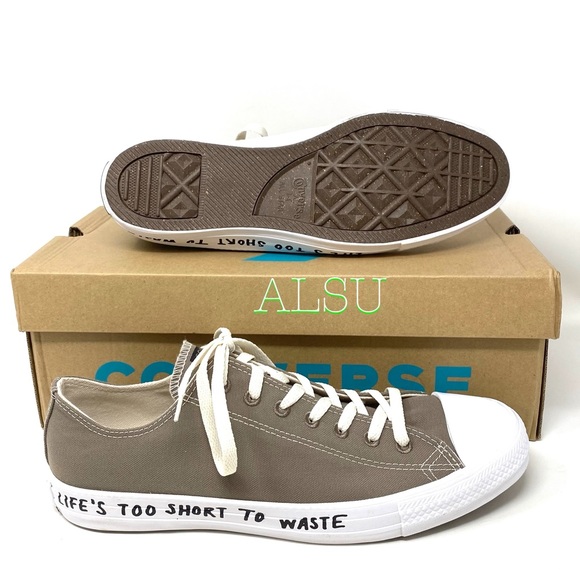 Converse Ctas Low Top Canvas Mason Taupe Men Sneak - Picture 2 of 10